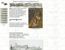 Tablet Screenshot of burg-isenberg.de